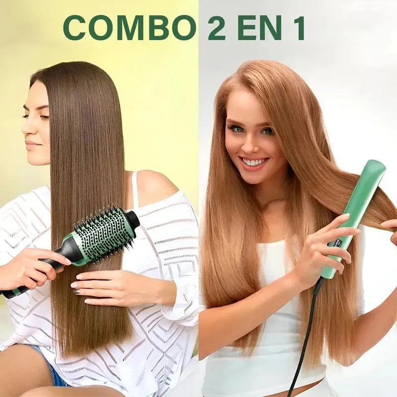 Combo Plancha + Cepillo Aguacate Zo
